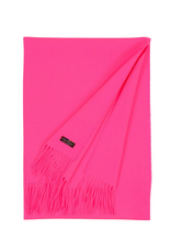 Fraas Solid Cashmink Scarf in Neon Pink by Fraas