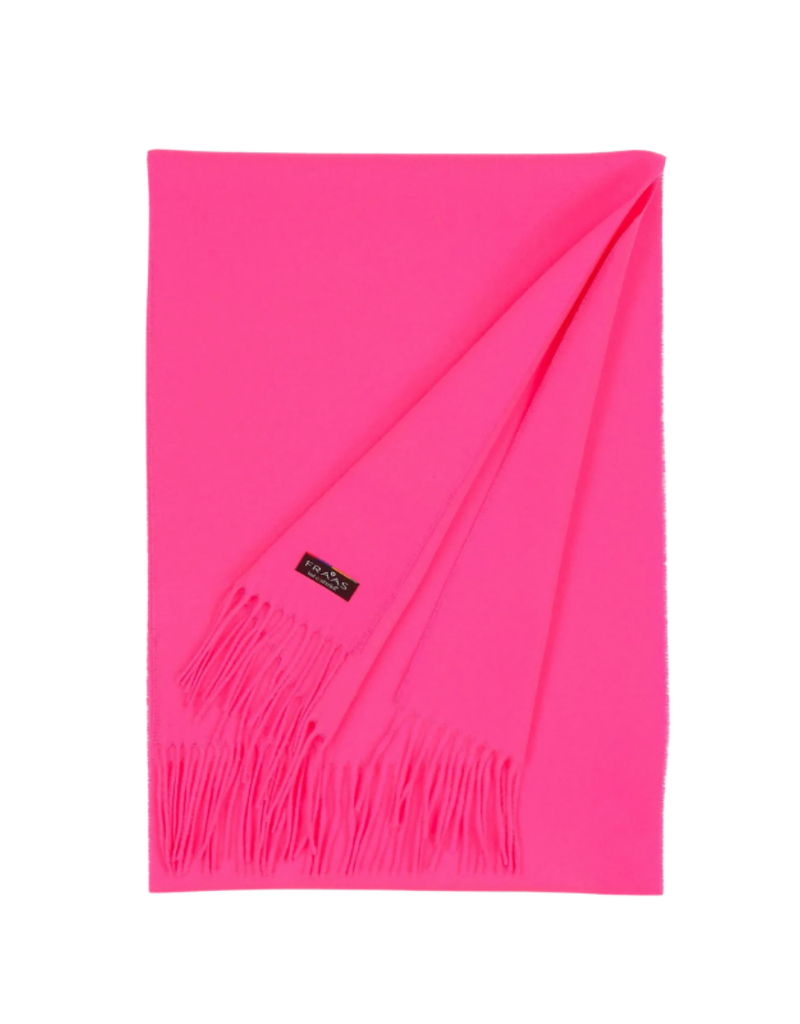 Fraas Solid Cashmink Scarf in Neon Pink by Fraas