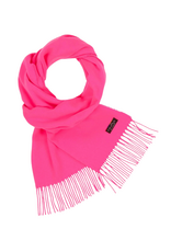 Fraas Solid Cashmink Scarf in Neon Pink by Fraas