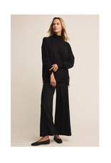 Z Supply Sable Rib Sweater in Black by Z Supply