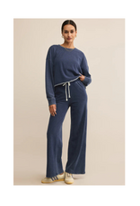 Z Supply Circuit Knit Denim Sweater in Indigo by Z Supply