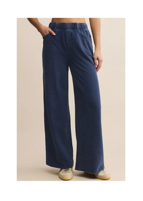 Z Supply Entourage Knit Denim Pant in Indigo by Z Supply