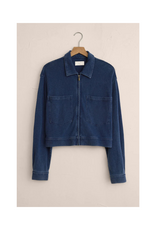 Z Supply Heritage Knit Denim Jacket in Indigo by Z Supply