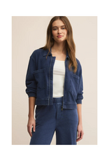 Z Supply Heritage Knit Denim Jacket in Indigo by Z Supply