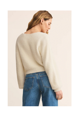 Z Supply Sadira Fluffy Cardigan in Warm White by Z Supply