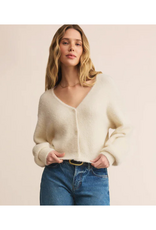 Z Supply Sadira Fluffy Cardigan in Warm White by Z Supply
