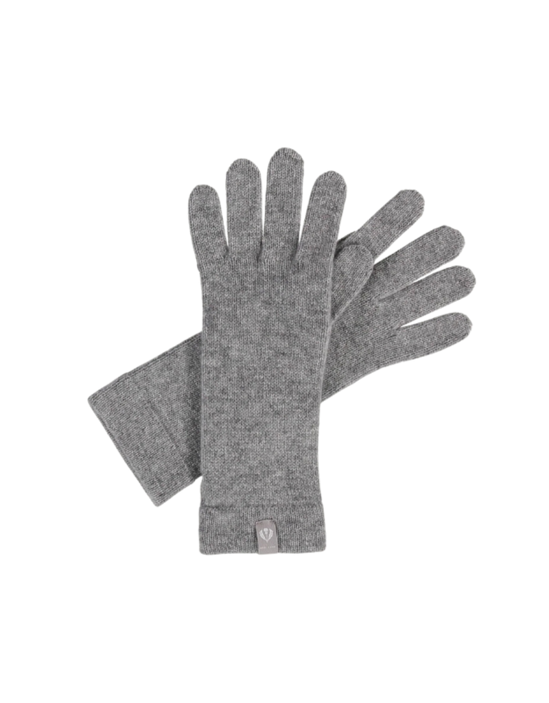 Fraas Jersey Cashmere Gloves in Grey by Fraas