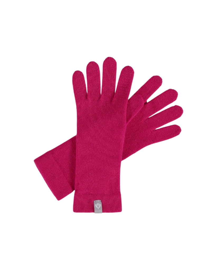 Fraas Jersey Cashmere Gloves in Pink by Fraas