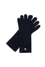Fraas Jersey Cashmere Gloves in Navy by Fraas