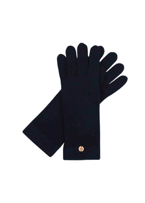Fraas Jersey Cashmere Gloves in Navy by Fraas