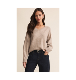 Z Supply Eloise Sweater in Natural Heather by Z Supply