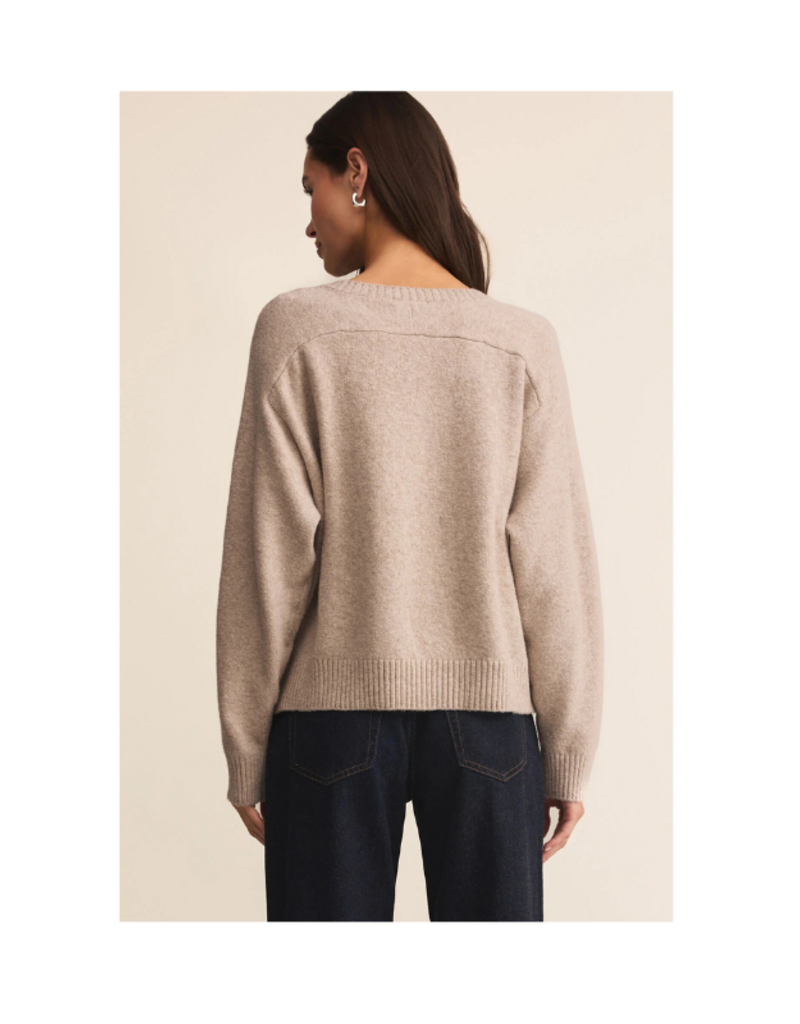 Z Supply Eloise Sweater in Natural Heather by Z Supply