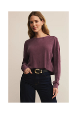 Z Supply Angel Mini Thermal Top in Merlot by Z Supply