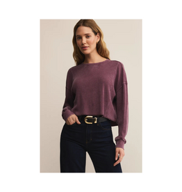 Z Supply Angel Mini Thermal Top in Merlot by Z Supply