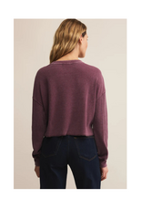 Z Supply Angel Mini Thermal Top in Merlot by Z Supply