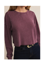 Z Supply Angel Mini Thermal Top in Merlot by Z Supply