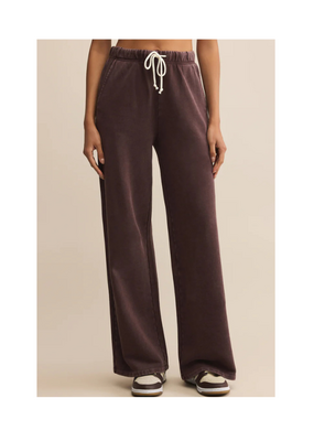 Z Supply Hunter Knit Pant in Chocolate Cherry by Z Supply