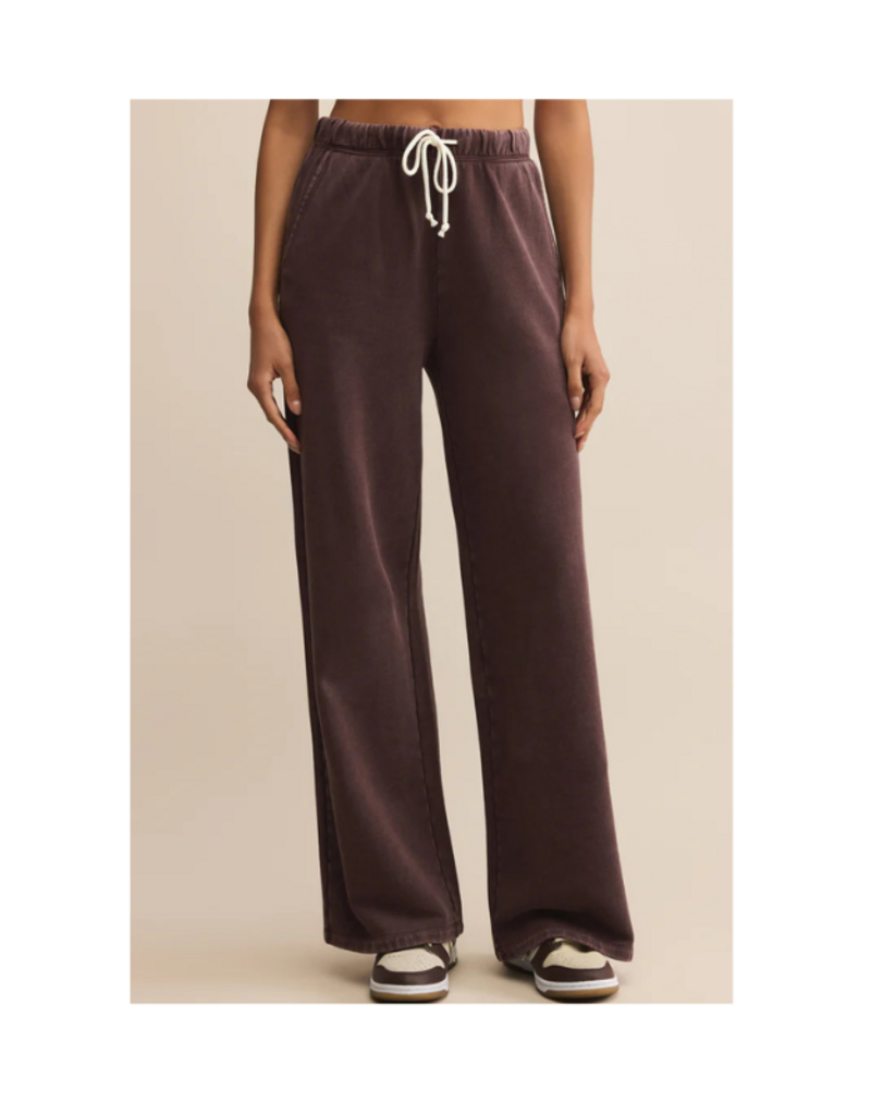 Z Supply Hunter Knit Pant in Chocolate Cherry by Z Supply