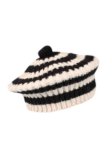 Fraas Striped Beret by Fraas