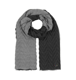 Fraas Pleated Travel Wrap in Caviar by Fraas