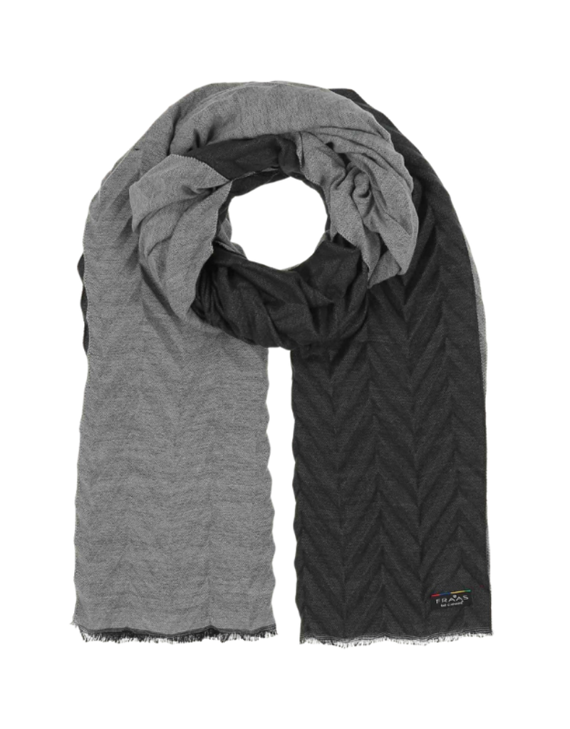 Fraas Pleated Travel Wrap in Caviar by Fraas