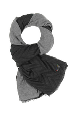 Fraas Pleated Travel Wrap in Caviar by Fraas