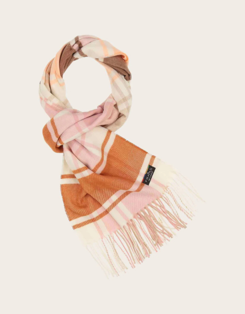 Fraas Cashmink Check in Cashew by Fraas