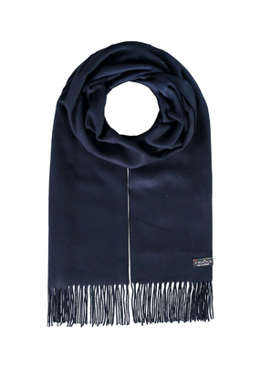 Fraas Oversized Cashmink Scarf Navy by Fraas
