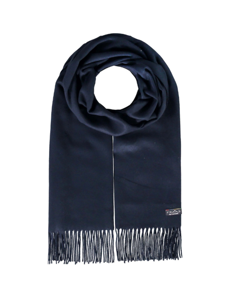 Fraas Oversized Cashmink Scarf Navy by Fraas