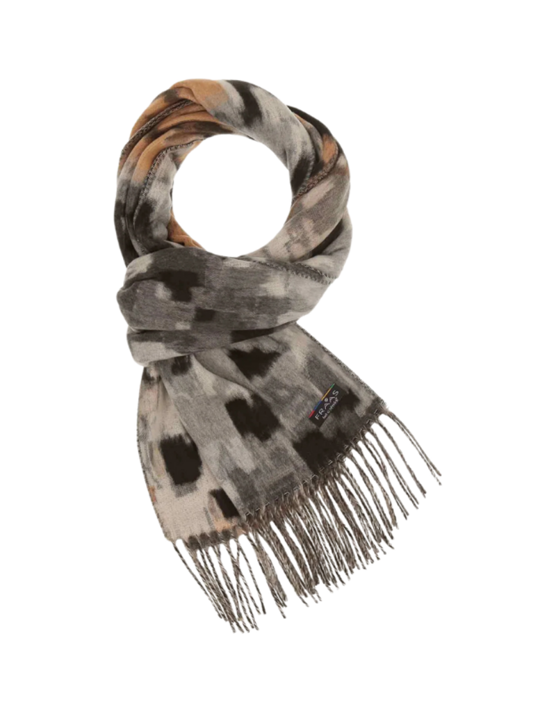 Fraas Cashmink Houndstooth in Stone by Fraas