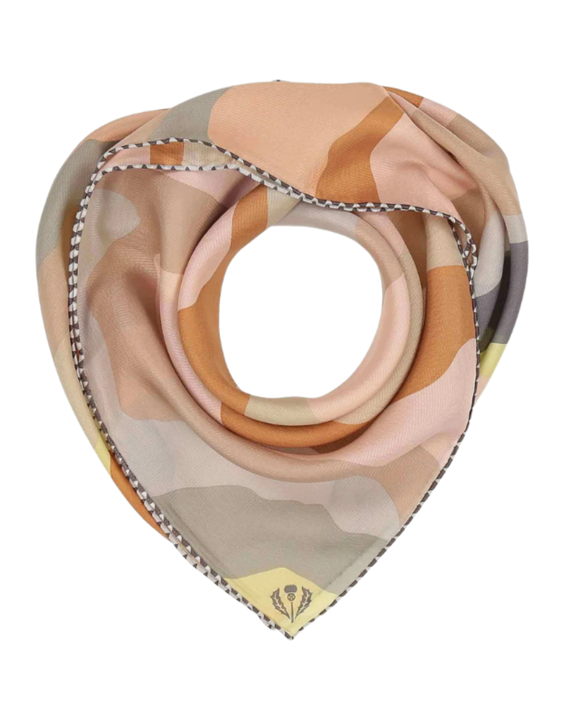 Fraas Textured Graphic Silk in Sand by Fraas