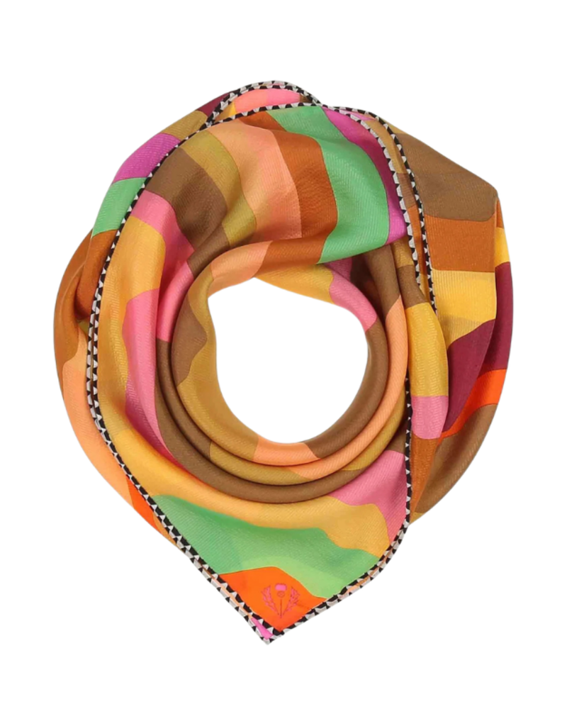Fraas Textured Graphic in Silk Orange by Fraas