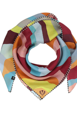 Fraas Textured Graphic Silk in Denim by Fraas