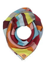 Fraas Textured Graphic Silk in Denim by Fraas