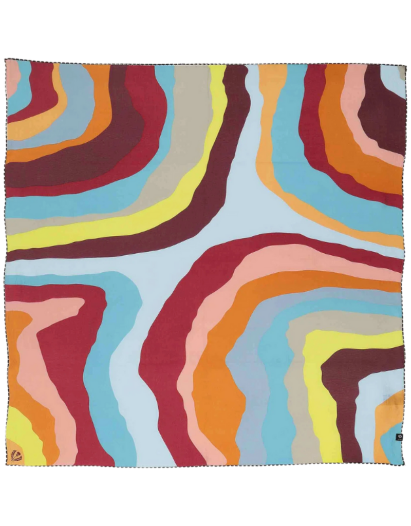 Fraas Textured Graphic Silk in Denim by Fraas