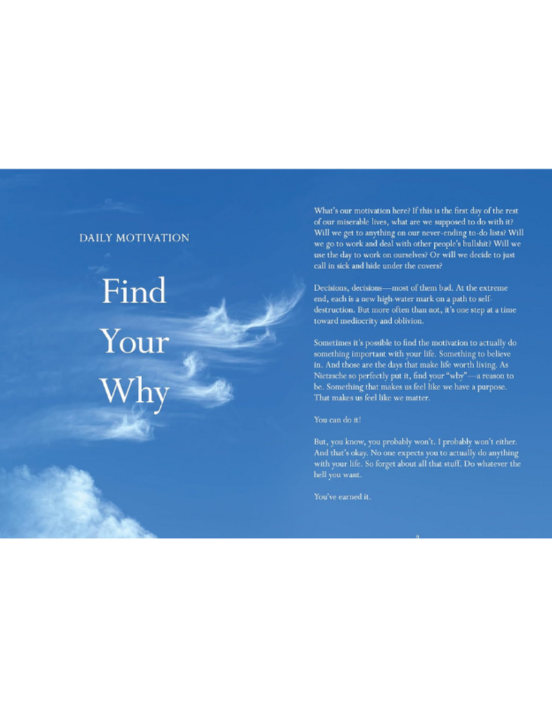 Raincoast Books Sorry in Advance for Making Things Weird: A Disappointing Affirmations Collection