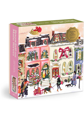 Raincoast Books Snowfall On Main Street 1000 Piece Puzzle