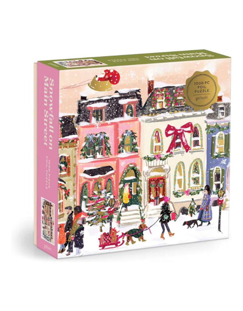 Raincoast Books Snowfall On Main Street 1000 Piece Puzzle