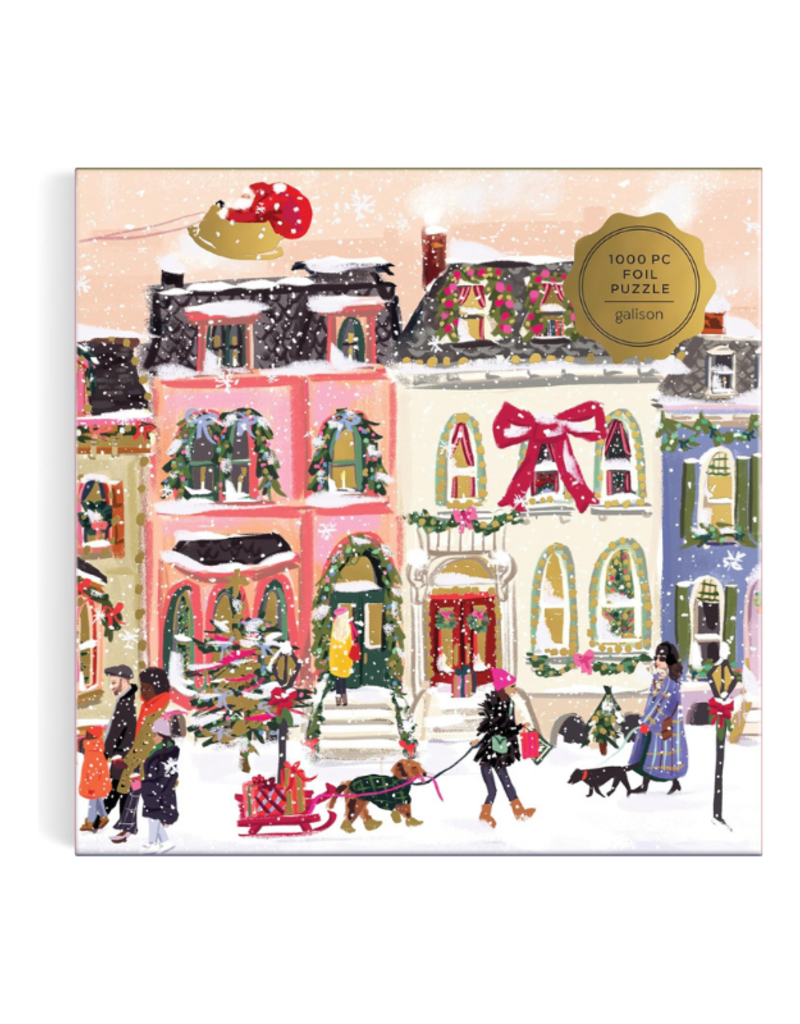 Raincoast Books Snowfall On Main Street 1000 Piece Puzzle