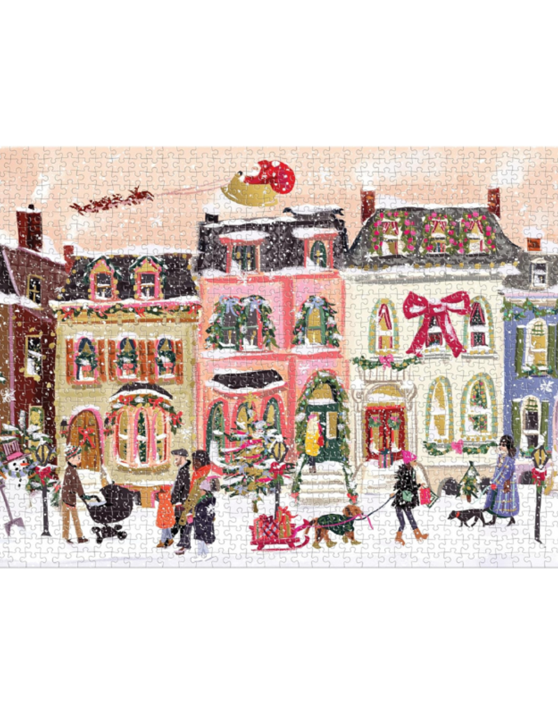 Raincoast Books Snowfall On Main Street 1000 Piece Puzzle