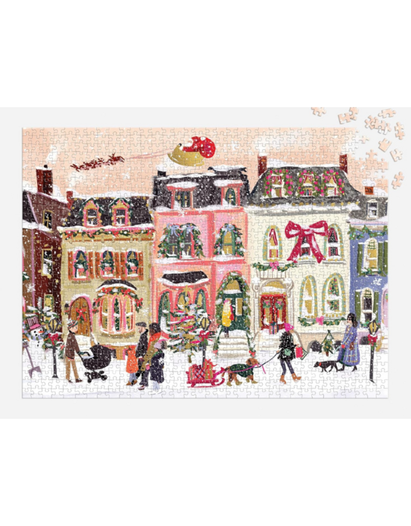 Raincoast Books Snowfall On Main Street 1000 Piece Puzzle
