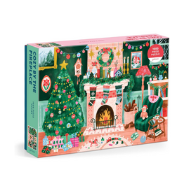 Raincoast Books Cozy by the Fireplace 1000 Piece Puzzle