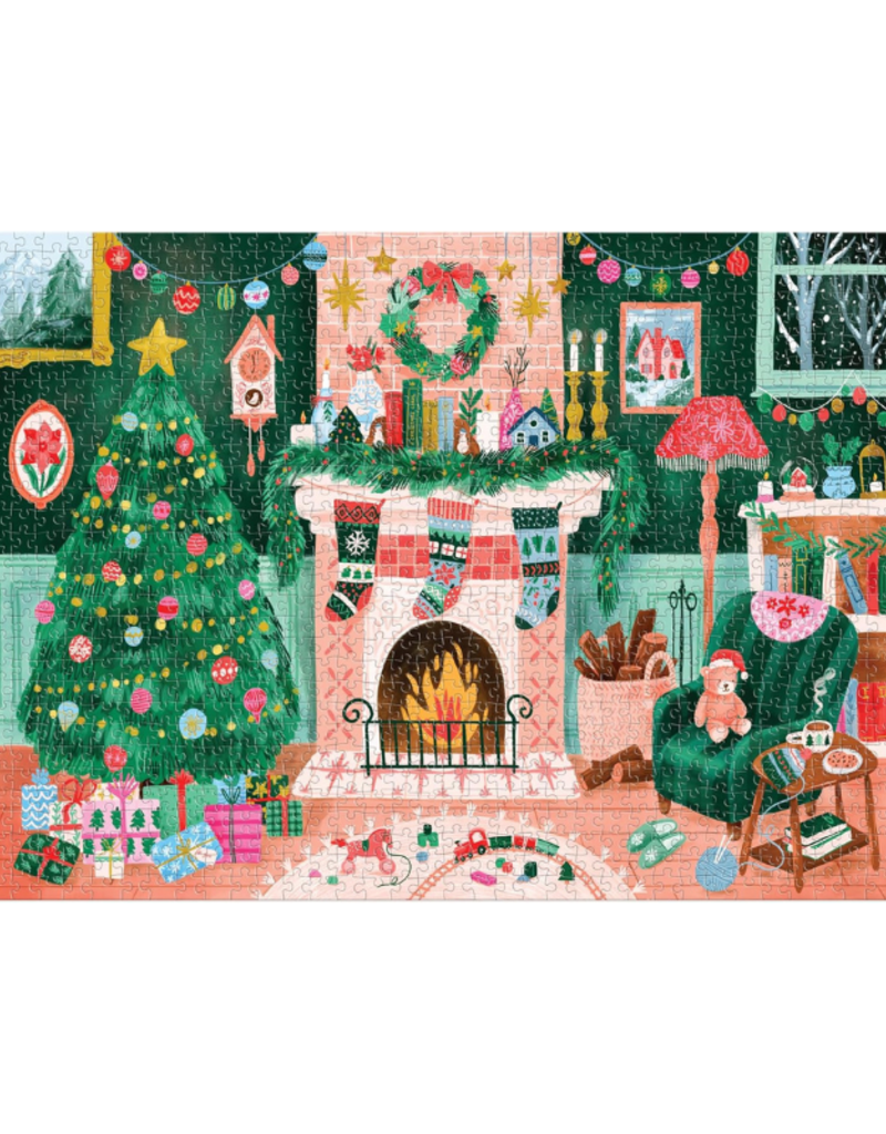 Raincoast Books Cozy by the Fireplace 1000 Piece Puzzle