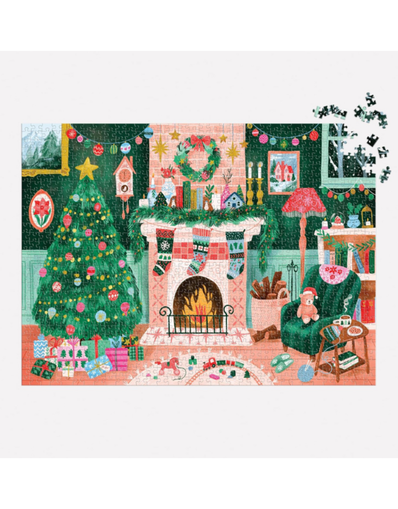 Raincoast Books Cozy by the Fireplace 1000 Piece Puzzle