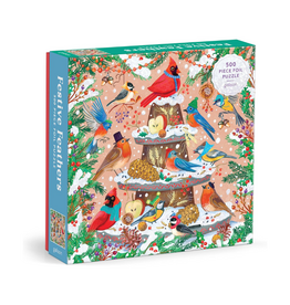 Raincoast Books Festive Feathers 500 Piece Foil Puzzle