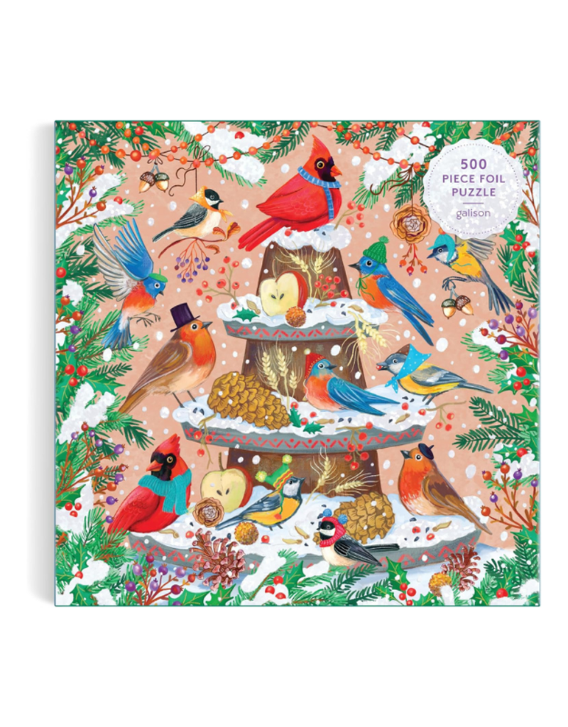 Raincoast Books Festive Feathers 500 Piece Foil Puzzle