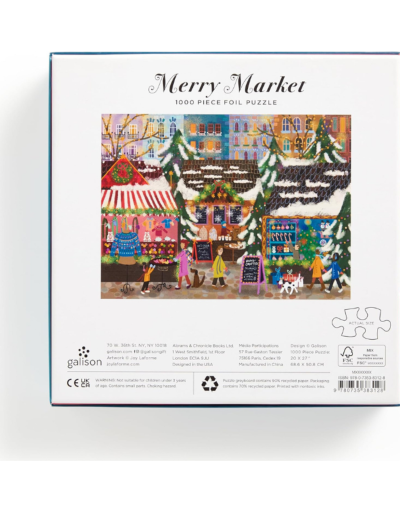 Raincoast Books Merry Market 1000 Piece Puzzle