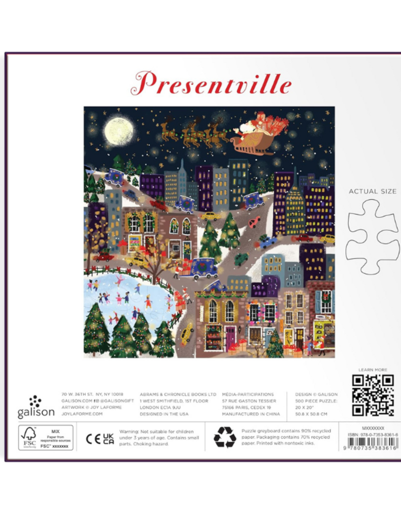 Raincoast Books Presentville 500 Piece Foil Puzzle