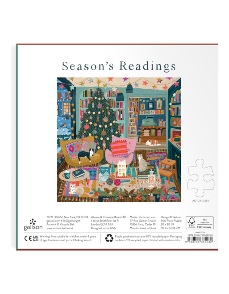 Raincoast Books Season's Readings 500 Piece Puzzle