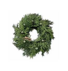 Soft Cedar Wreath 14"